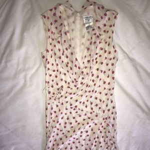 Chanel Boutique Silk Summer Criss Cross Dress